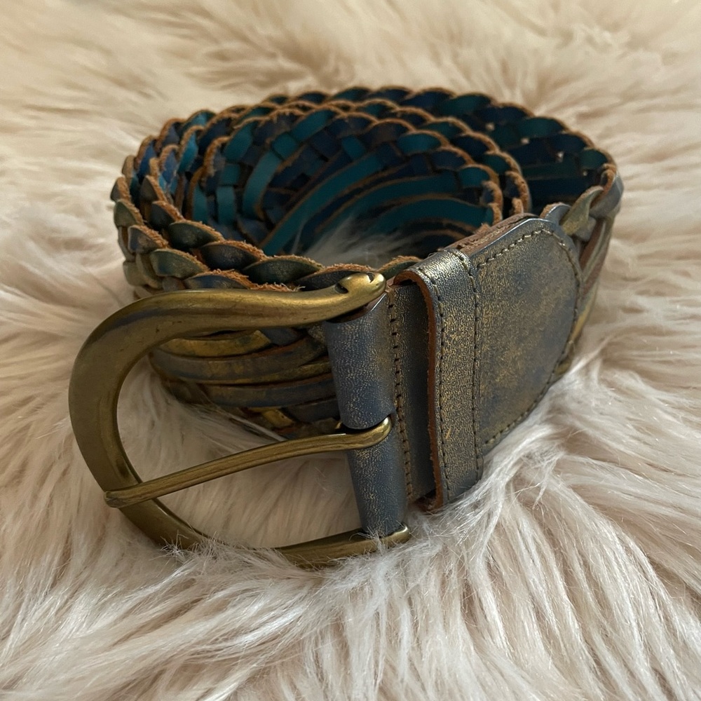 Linea Pelle Genuine Leather Belt Medium
